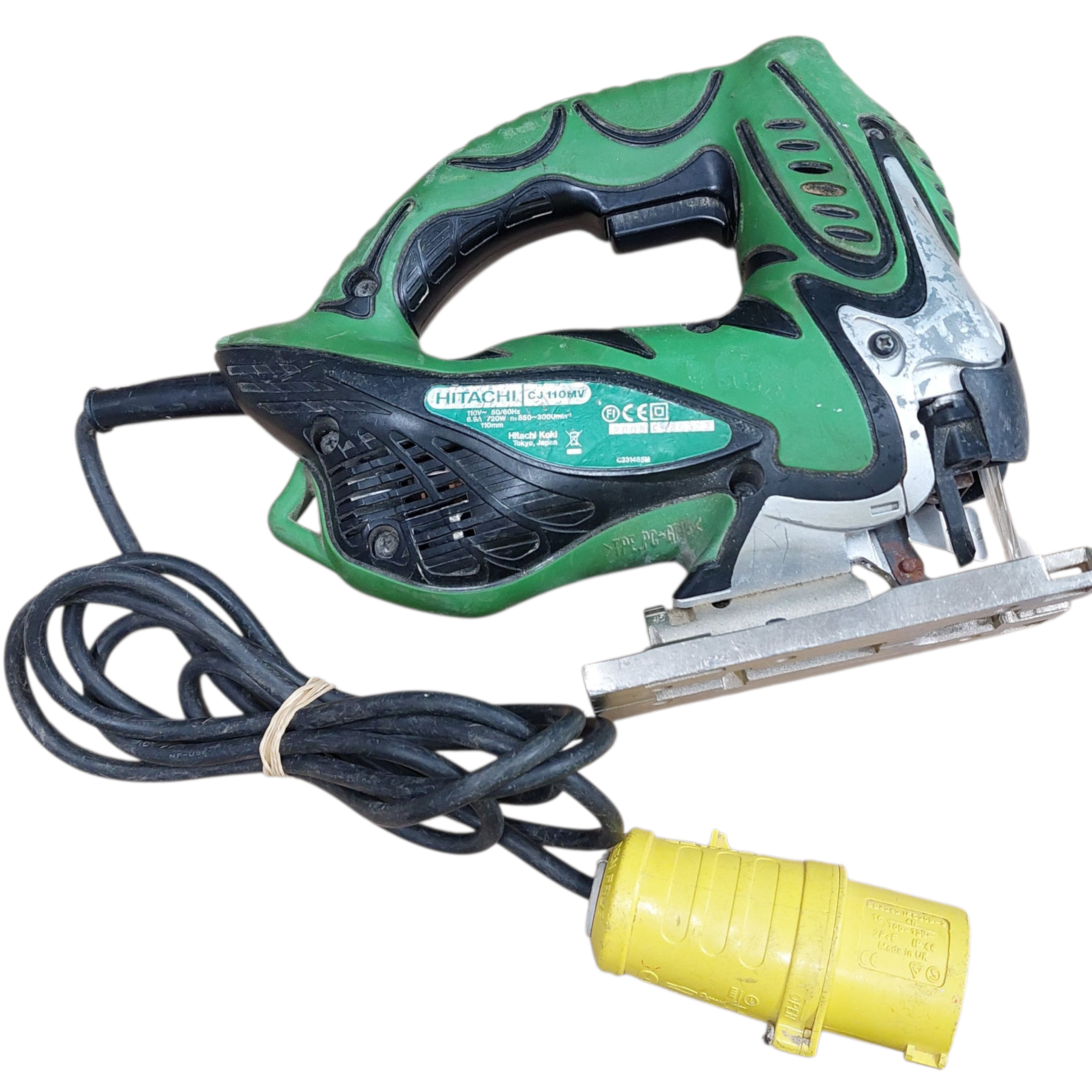 Pre-owned Hitachi CJ110MV Jigsaw 110V Variable Speed Orbital Action ...